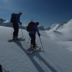 Na turni smuki na Kaninskih podih - gosta Emil in Peter (Julijske Alpe)