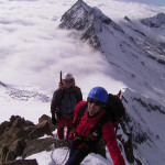 V vodniški navezi na Weissmis, gosta Igor in Janez